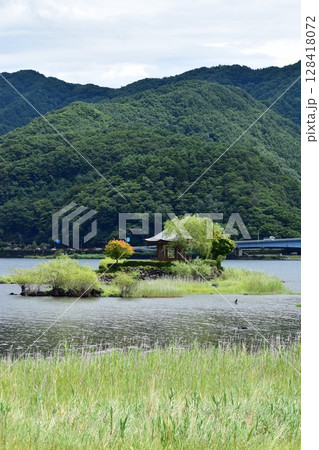 八木崎公園から見た六角堂 128418072
