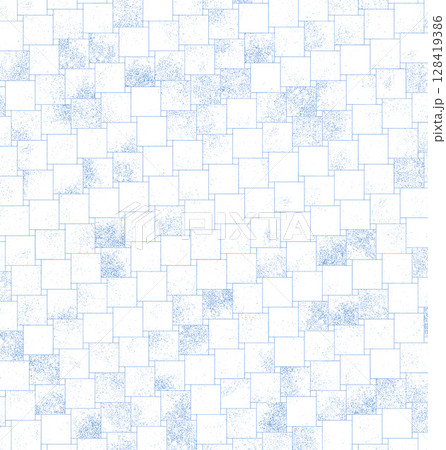 Light blue square pattern creating textured background design 128419386