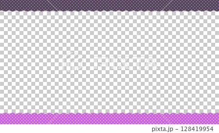 萬聖節彩色圓點框架背景，黑色和紫色 128419954