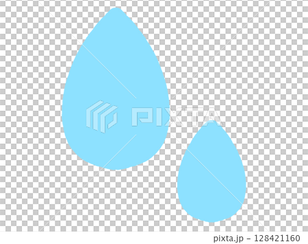 Simple and cute emoticon sweat mark illustration material Simple and cute emoticon sweat mark illustration material 128421160