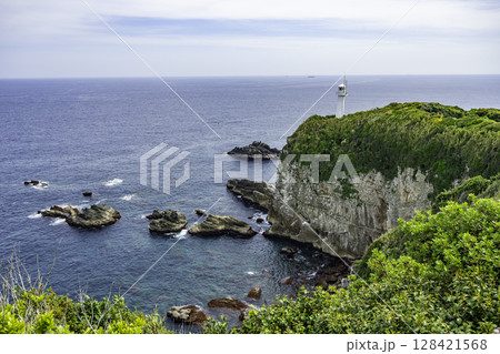 足摺岬　足摺岬灯台　高知県土佐清水市 128421568