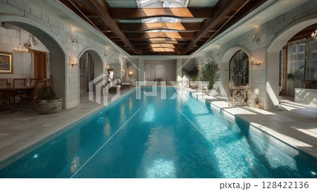 ラグジュアリーなプールのイメージ ラグジュアリーなプールのイメージ 128422136