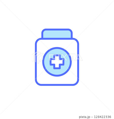 Minimalist Medical Icon Representing Healthcare Solutions and First Aid Treatment Options for Patients in Need of Medical Attention Minimalist Medical Icon Representing Healthcare Solutions and First Aid Treatment Options for Patients in Need of Medical Attention 128422336