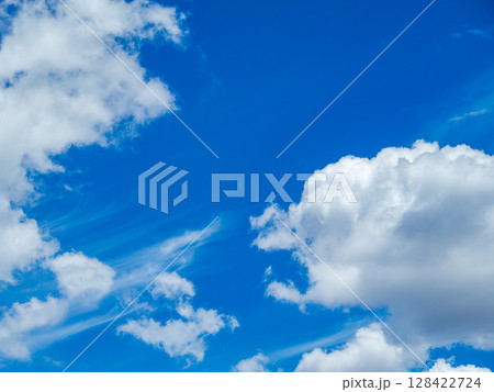 青い空と白い雲 青い空と白い雲 128422724