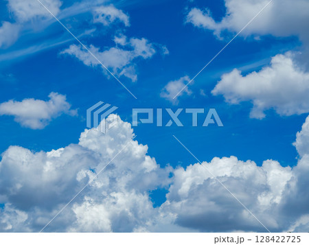 青い空と白い雲 青い空と白い雲 128422725