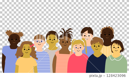 10 children from various countries 10 children from various countries 128423096