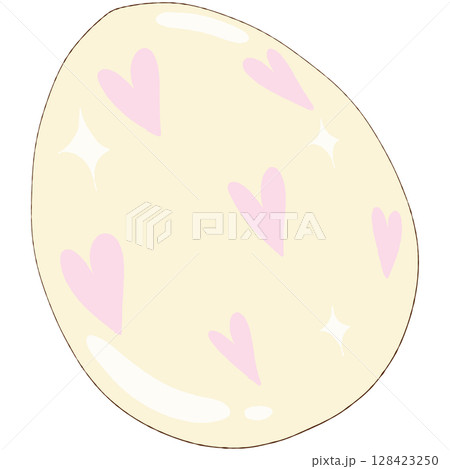 Watercolor hand painted Easter eggs 128423250