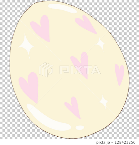 Watercolor hand painted Easter eggs 128423250