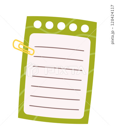 Empty sticky paper notes planner Empty sticky paper notes planner 128424117