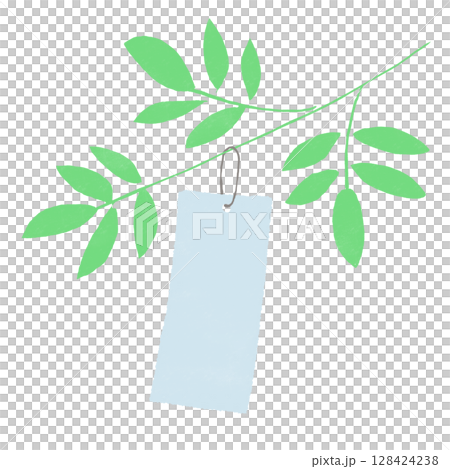 竹葉和Tanza的特寫 128424238