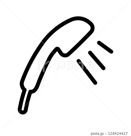 シャワーのシンプルアイコン 128424427