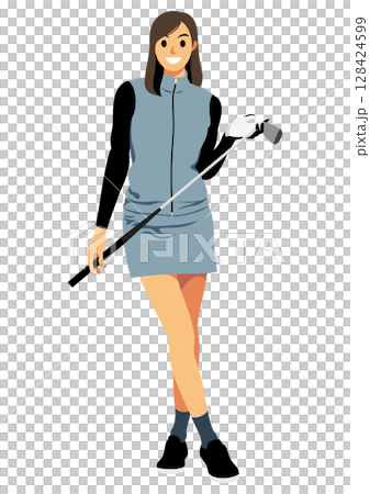 女職業高爾夫球手 128424599