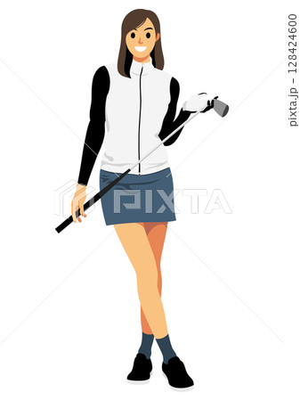 女子プロゴルファー 128424600