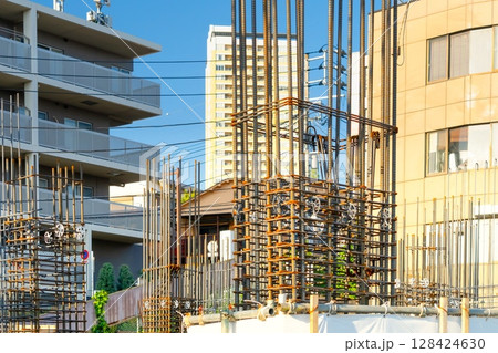 マンション建築現場・イメージ 128424630