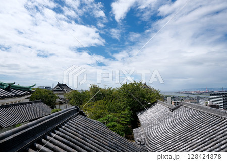 和歌山県和歌山市_和歌山城から西側風景8_2024年9月 和歌山県和歌山市_和歌山城から西側風景8_2024年9月 128424878