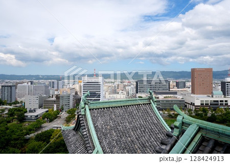 和歌山県和歌山市_和歌山城から北側風景2_2024年9月 128424913