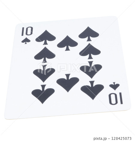 card gambling on white game luck ten spades 128425073