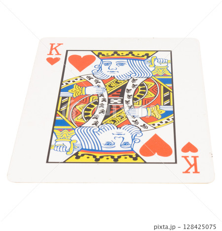 card gambling on white game luck king hearts 128425075