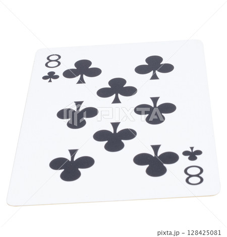 card gambling on white game luck eight clubs 128425081