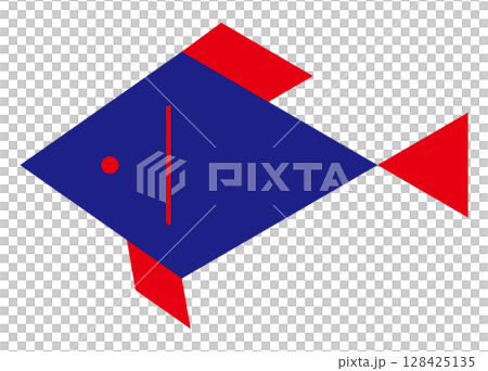 Illustration material: Fish 128425135