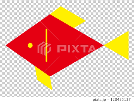 Illustration material fish red Illustration material fish red 128425137