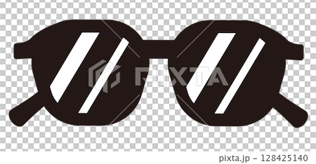 Illustration material: Sunglasses Illustration material: Sunglasses 128425140
