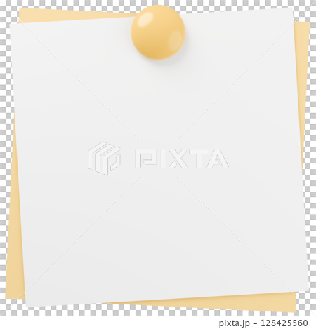 3D background material_Magnet_Paper_Yellow 128425560