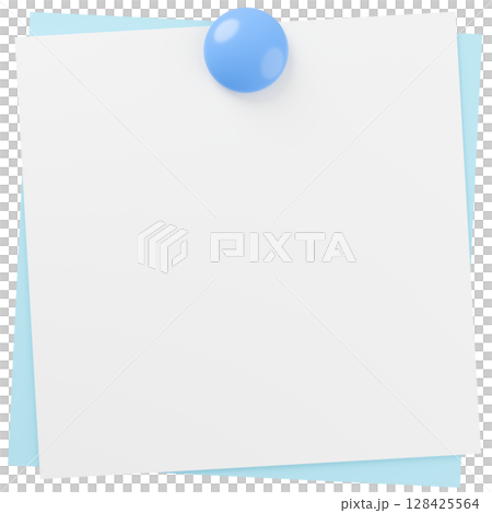 3D background material_Magnet_Paper_Light blue 128425564