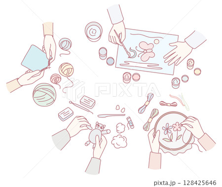 Join us for an engaging Creative Arts and Crafts Workshop featuring Various Unique Handicrafts 128425646