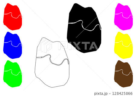 Samawah city (Republic of Iraq, Governorate Muthanna) map vector illustration, scribble sketch As-Samawah map Samawah city (Republic of Iraq, Governorate Muthanna) map vector illustration, scribble sketch As-Samawah map 128425866