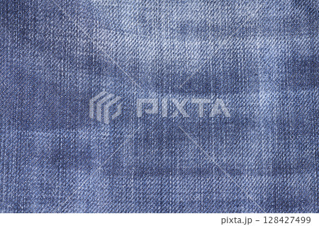 Blue jeans texture background. Denim background. 128427499