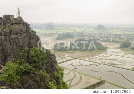 Landscape in Ninh Binh. 128427690