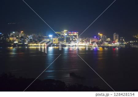 台湾・日月潭 伊達邵地区 夜景 / Yidashao, Sun Moon Lake, Taiwan 128428154