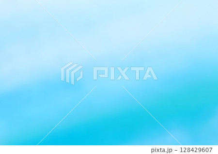 青色系ふんわりな抽象的背景 128429607