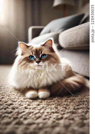 猫　ラグドール 128430035