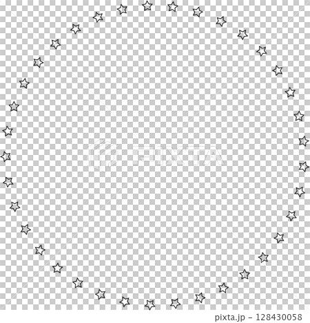 Stars in circle icon. Round star frame template Stars in circle icon. Round star frame template 128430058