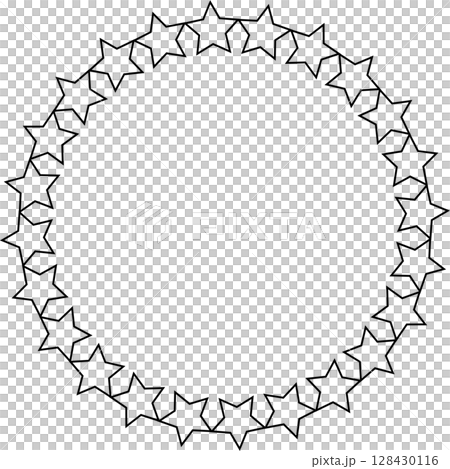 Stars in circle icon. Round star frame template Stars in circle icon. Round star frame template 128430116