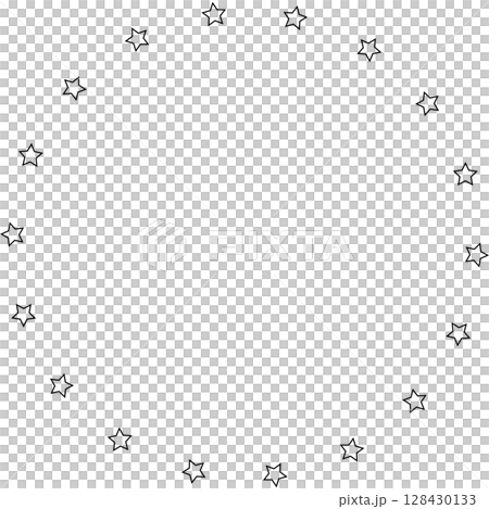 Stars in circle icon. Round star frame template Stars in circle icon. Round star frame template 128430133