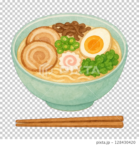 [拉麵] 豬骨拉麵插圖 128430420