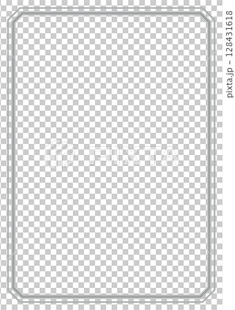 簡單框架插圖素材銀灰色金屬框白色背景PNG 簡單框架插圖素材銀灰色金屬框白色背景PNG 128431618