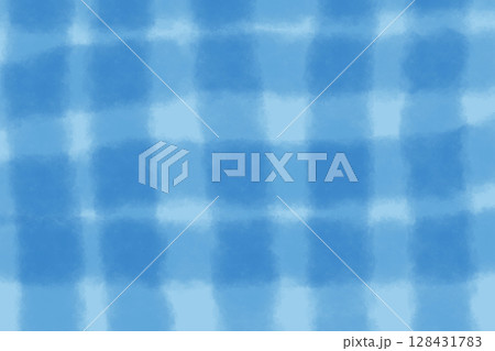 イラスト素材: 紺と水色のチェック柄(斑) イラスト素材: 紺と水色のチェック柄(斑) 128431783