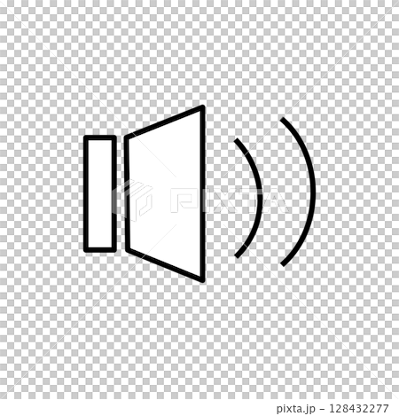 手書きの音声有りのアイコン 128432277
