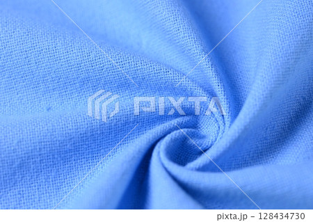 blue cotton texture color of fabric textile industry, abstract image for fashion cloth 128434730