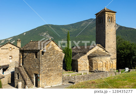 Stone Church of San Pedro in Larrede, part of Serrablo Churches Route Stone Church of San Pedro in Larrede, part of Serrablo Churches Route 128435277