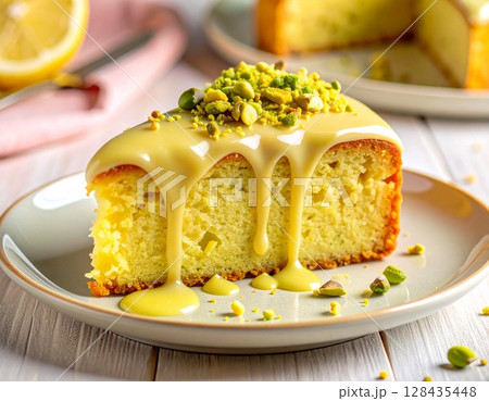 ピスタチオオリーブオイルケーキ4 AI生成画像 ピスタチオオリーブオイルケーキ4 AI生成画像 128435448