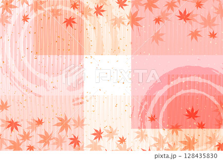 紅葉　もみじ　秋　背景	 128435830