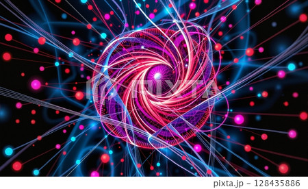 Neon Quantum Energy Vortex Neon Quantum Energy Vortex 128435886