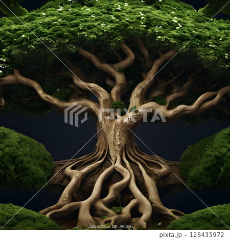 Ancient Enchanted Tree of Life 128435972