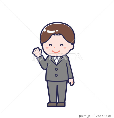 会社員/ななめ/男性 10 会社員/ななめ/男性 10 128438756