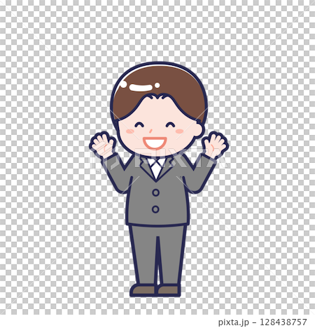 会社員/ななめ/男性 11 会社員/ななめ/男性 11 128438757